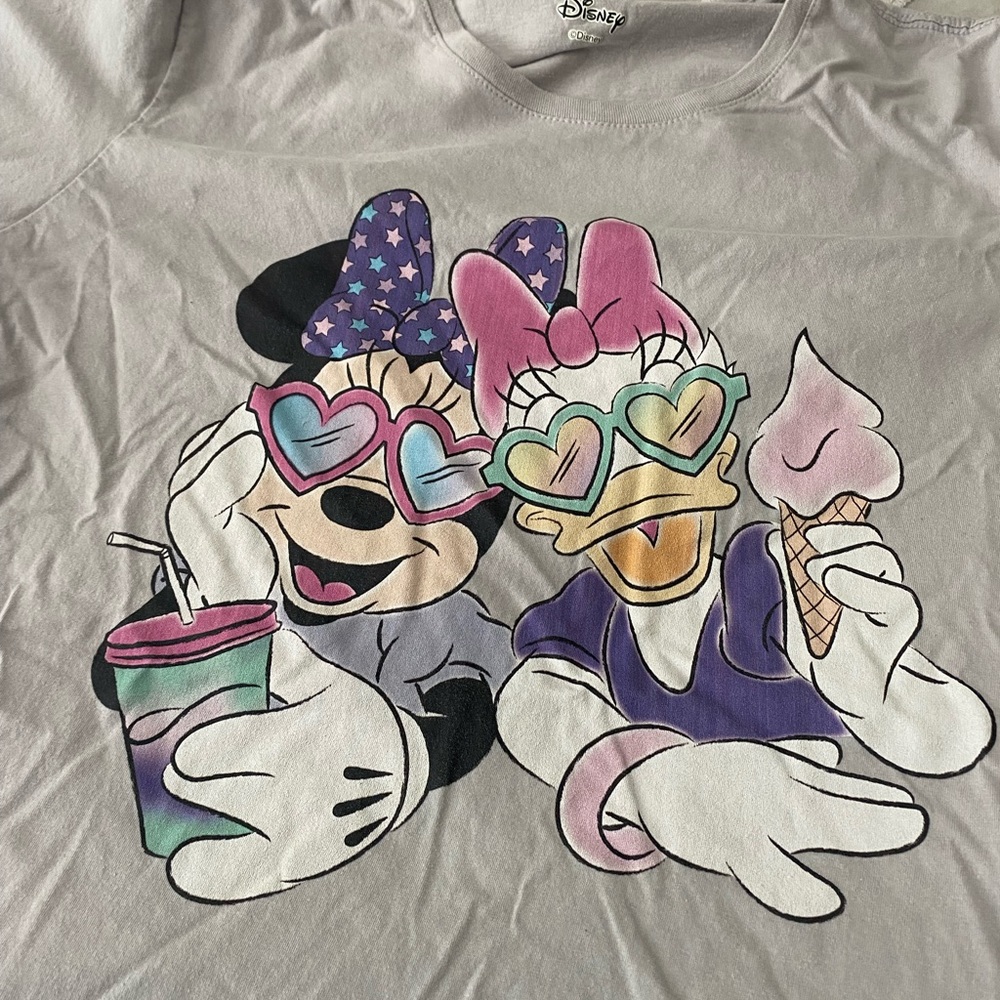 Womens Disney Minnie Mouse And Daisy Duck Plus Sized Shirt 3xl
